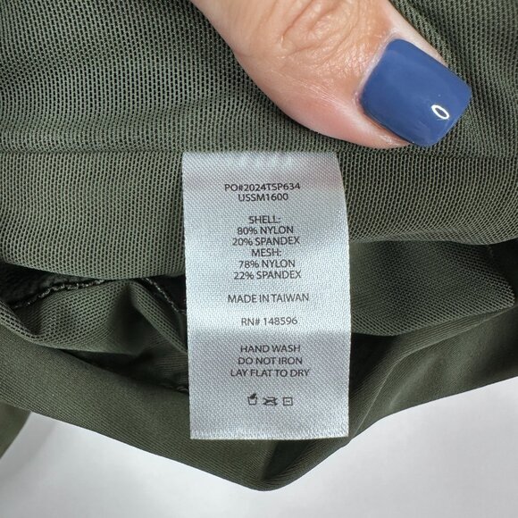 2/$30 NWT Universal Standard Swim Tank Top Dark Olive Green 7X #A1008 - Picture 6 of 9